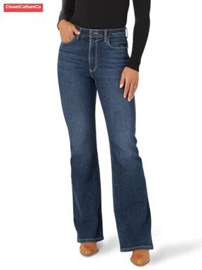 High-Waisted Fierce Flare Jeans - Flared Leg, High Rise, Stretch, Five-Pocket